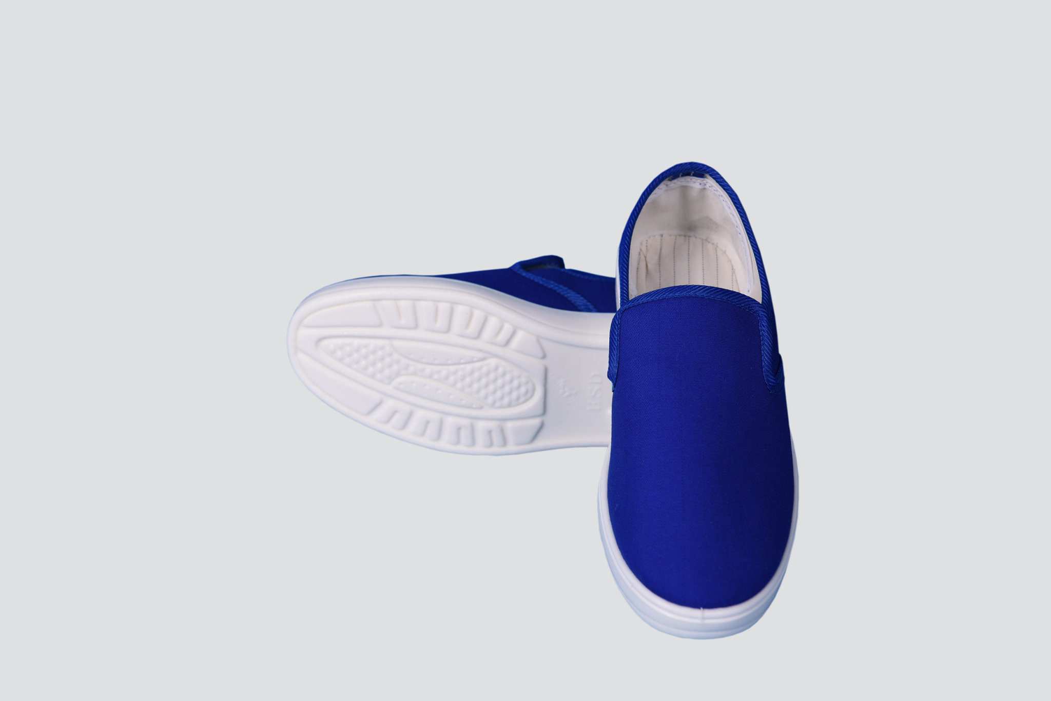Pu blue tc-3 canvas with cotton uppers YY-B4030-3